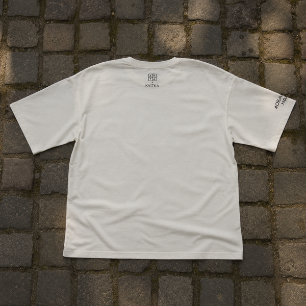 Футболка &laquo;Обличчя нації&raquo; AH-SS26-TS-OBN-01-WHT фото