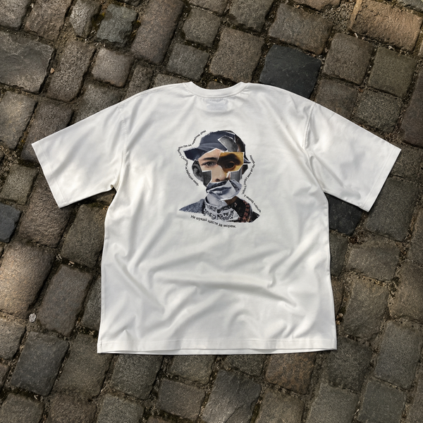 Футболка &laquo;Обличчя нації&raquo; AH-SS26-TS-OBN-02-WHT фото