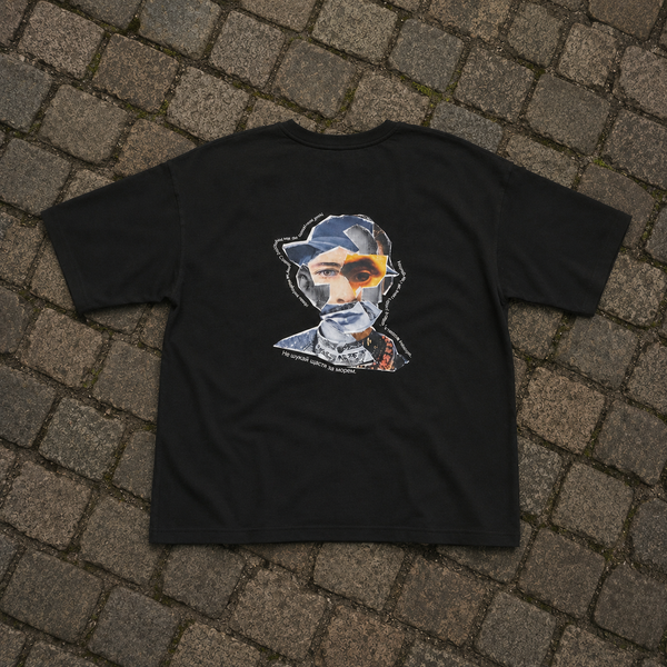 Футболка &laquo;Обличчя нації&raquo; AH-SS26-TS-OBN-02-BLK фото