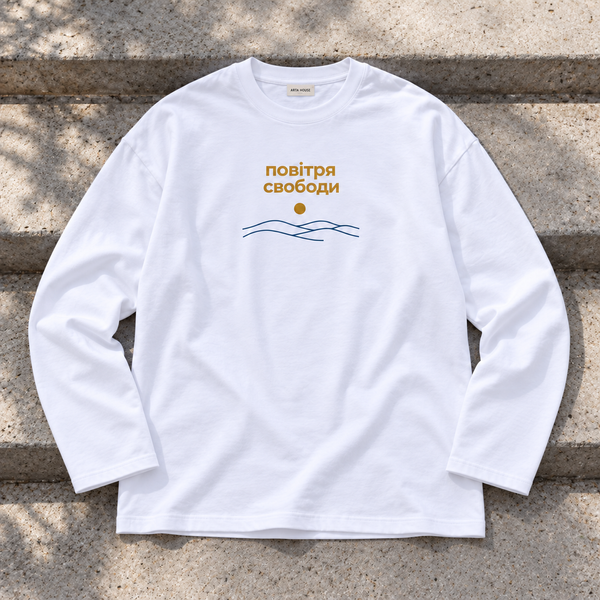 Лонгслів PATRIOT &laquo;Повітря свободи&raquo; &mdash; білий, XS AH-AW26-LS-P19 фото