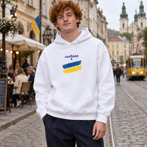 Худі PATRIOT &laquo;Свобода є&raquo; &mdash; білий, XS AH-AW26-HD-P17 фото