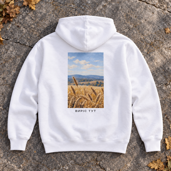 Худі UKRAINE &laquo;Виріс тут&raquo; &mdash; білий, XS AH-AW26-HD-UAM08 фото