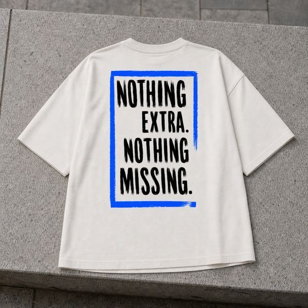 Футболка &laquo;NOTHING EXTRA. NOTHING MISSING.&raquo; AH-SS26-TS-FRS-03 фото