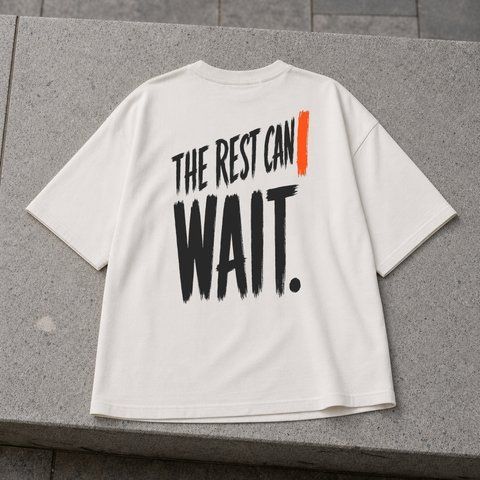 Футболка &laquo;THE REST CAN WAIT.&raquo; AH-SS26-TS-FRS-06 фото