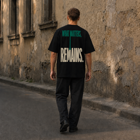 Футболка &laquo;WHAT MATTERS, REMAINS.&raquo; AH-SS26-TS-FRS-10 фото