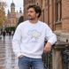 Світшот UKRAINE &laquo;Україна в характері&raquo; &mdash; білий, XS AH-AW26-SW-UAM03 фото 1
